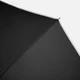 Зонт складной автоматический обратного сложения с ручкой-карабином Foldberry, черный - фото № 8