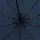 Зонт складной автоматический Cloudburst, темно-синий - фото № 3