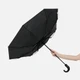 Зонт складной автоматический Molti Hooklook, черный - фото № 7