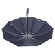 Зонт складной автоматический обратного сложения Forest Lotus Reverse, темно-синий - фото № 5
