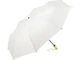 Зонт складной полуавтомат из бамбука Fare ÖkoBrella, белый - фото № 1
