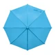 Зонт-трость с автоматическим открытием из полиэстера, голубой - фото № 6