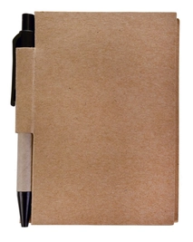 Блокнот с авторучкой Eco light, 80 листов, крафт