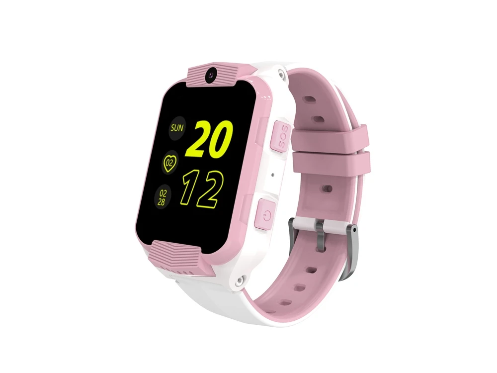 Часы детские Canyon Cindy KW-41, белые / розовые - купить с логотипом ...