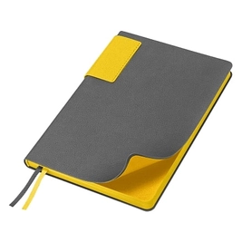Ежедневник недатированный Clicra Flexy Star Sivilia Grey Edition Color А5, серый / желтый