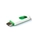 Флешка пластиковая 4 Гб Слайд, зеленая