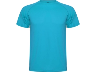 Футболка мужская Roly Montecarlo, бирюзовая
