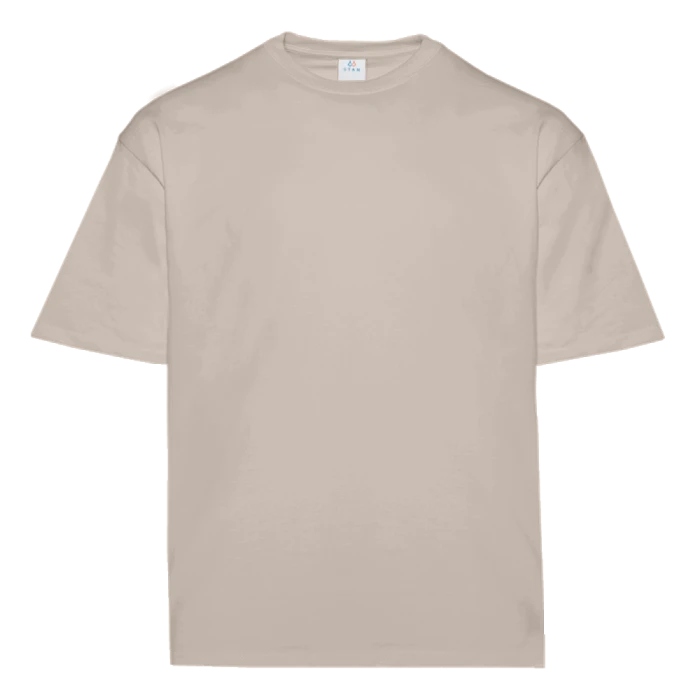 Футболка унисекс оверсайз Stan, 260 гр/м2, бежевая
