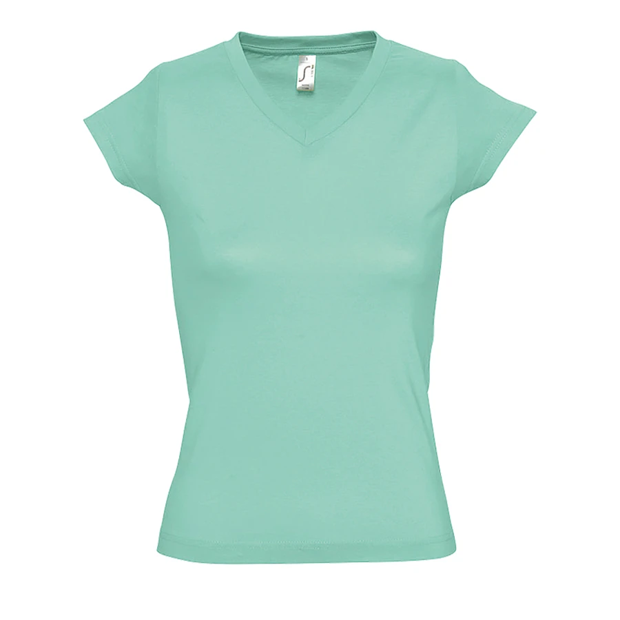 Футболка женская Sol's Moon, мятная - купить с логотипом на заказ в ...