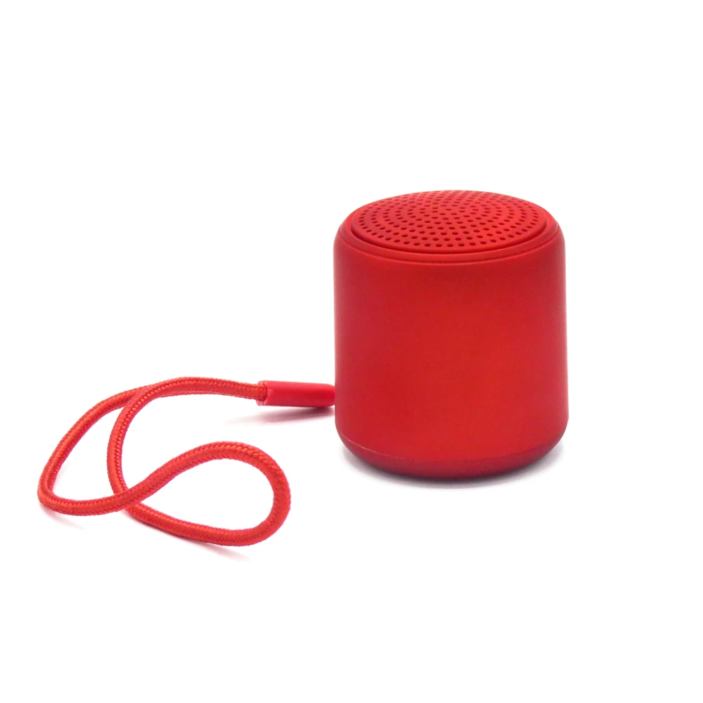Колонка беспроводная Bluetooth Music TWS, soft touch , красная