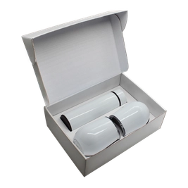 Набор Cofer Hot Box C2 White: термос, кофер - 2 шт, белый