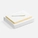 Набор Nebraska Flex: ежедневник недатированный, ручка шариковая, белый / золотистый