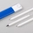 Набор «Select» 4 в 1: две ручки, вечный карандаш с ножом для писем, футляр, синий / белый