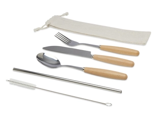 Набор столовых приборов Root, бежевый