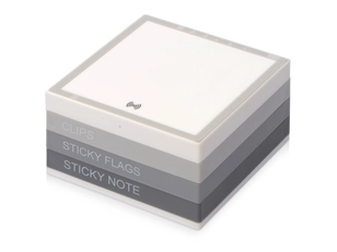 Органайзер настольный Chaos с функцией беспроводной зарядки, белый / серый