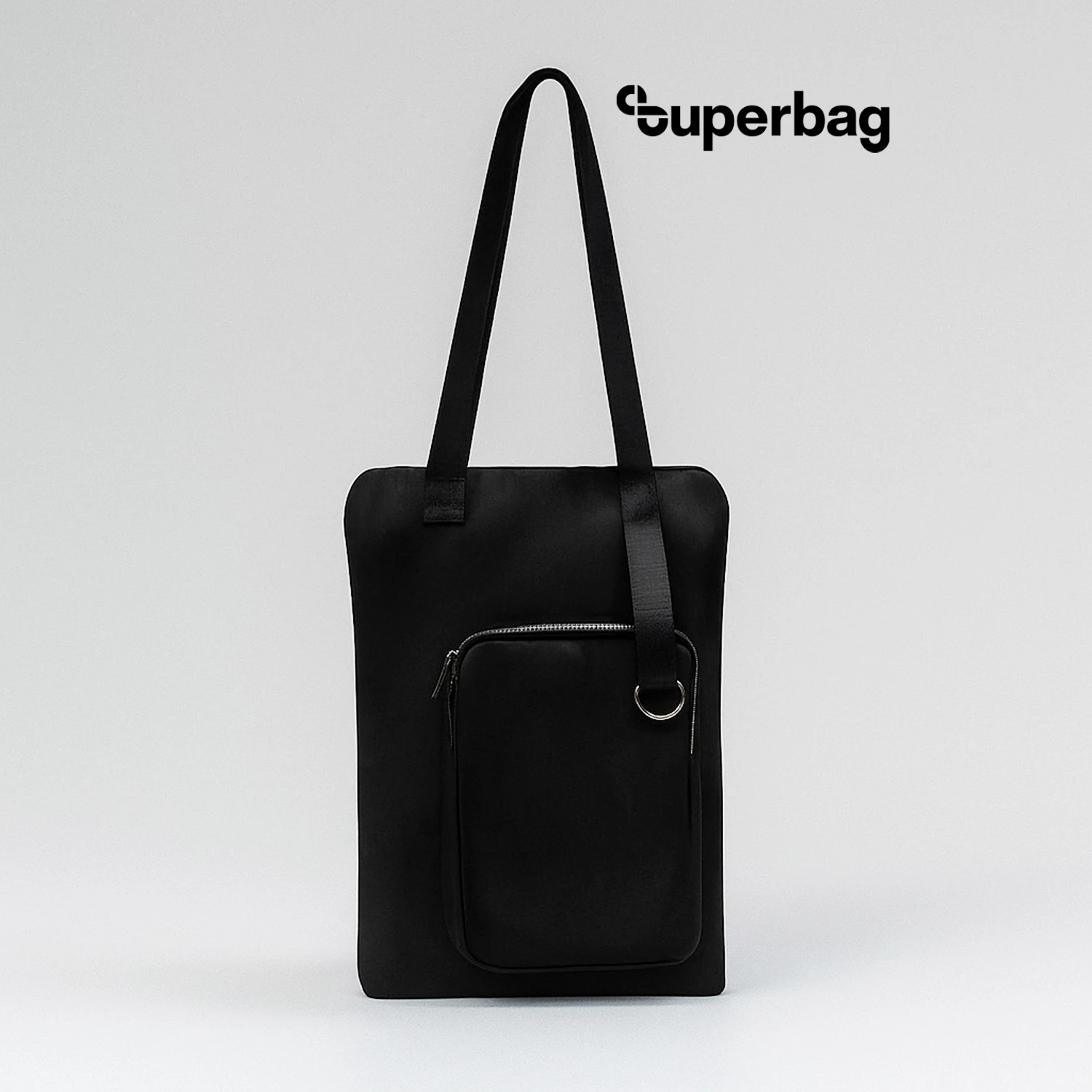 Шоппер Superbag Pocket, черный