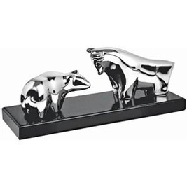 Стела Быки и Медведи, серый