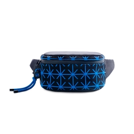 Сумка поясная Palitra, черная / синяя