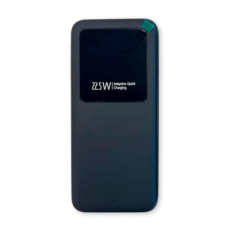 Внешний аккумулятор Kris, soft touch, 10000 mAh, черный фото