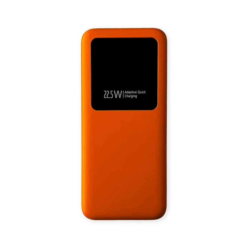 Внешний аккумулятор Kris, soft touch, 10000 mAh, оранжевый фото
