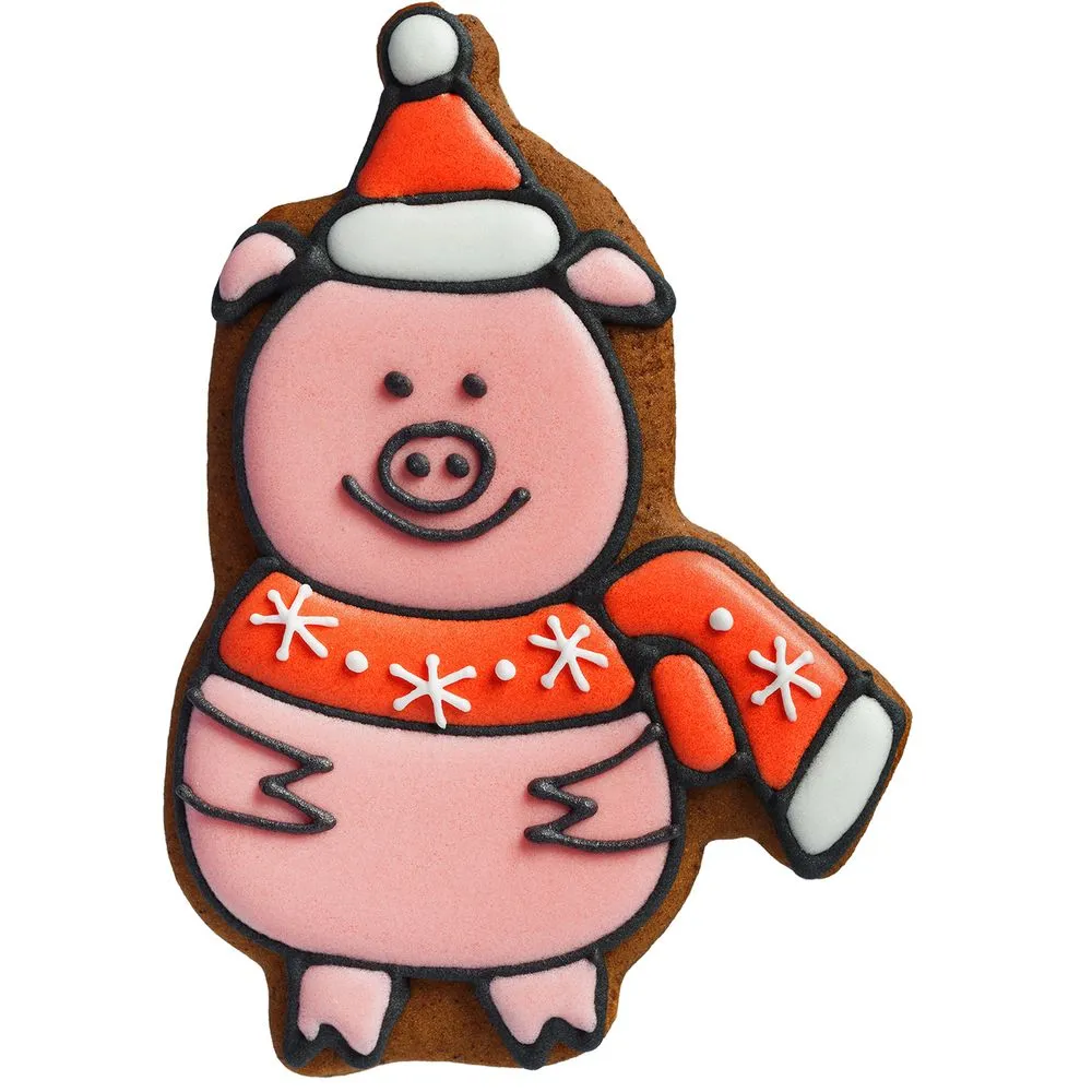 Имбирное печенье Ginger Pig Red - купить с логотипом на заказ в Москве ...